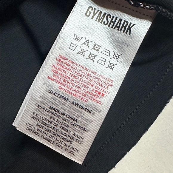 Gymshark Legacy Fitness Raw Crop Top Size S - Picture 5 of 8